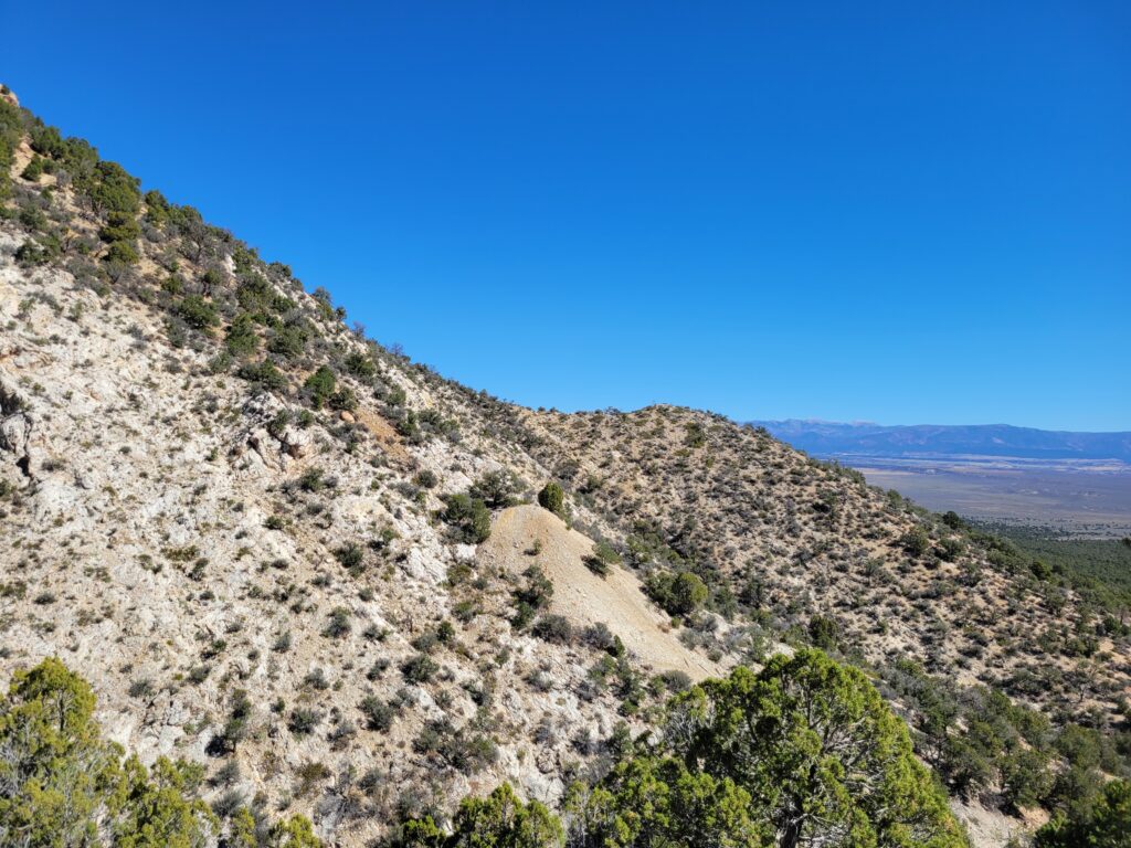 View of the big pass and strategic metals group of tungsten mines in Utah.